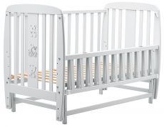 Ліжко Babyroom Друзі DDMYO-2 маятник, відкидний бік, бук сірий